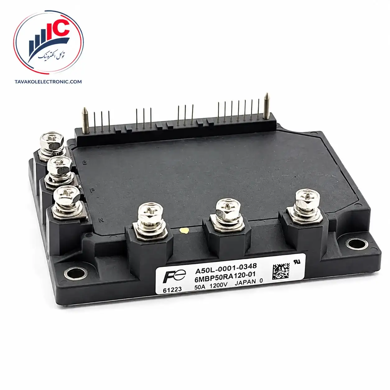 خرید ماژول قدرت IGBT فوجی مدل 6MBP50RA120-04 اصل ژاپن ۵۰ آمپر ۱۲۰۰ ولت از فروشگاه توکل الکترونیک