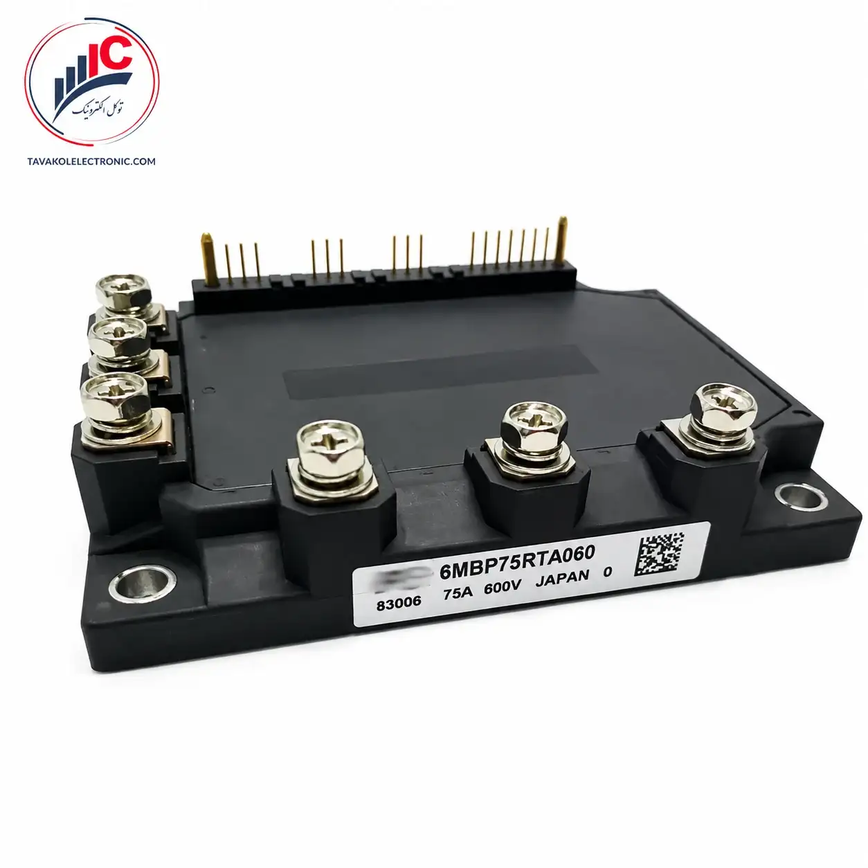 خرید ماژول هوشمند قدرت IGBT-IPM فوجی مدل 6MBP75RTA060 اصل ژاپن ۷۵ آمپر مجهز به مدار ترمز از فروشگاه توکل الکترونیک