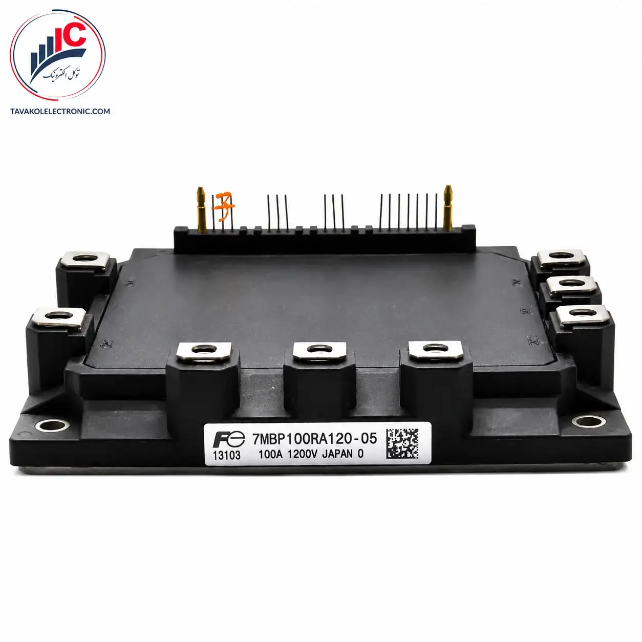 خرید ماژول هوشمند قدرت IGBT-IPM فوجی مدل 7MBP100RA120-05 اصل ژاپن ۱۰۰ آمپر ۱۲۰۰ ولت مجهز به مدارات درایور و حفاظتی مجتمع از فروشگاه توکل الکترونیک