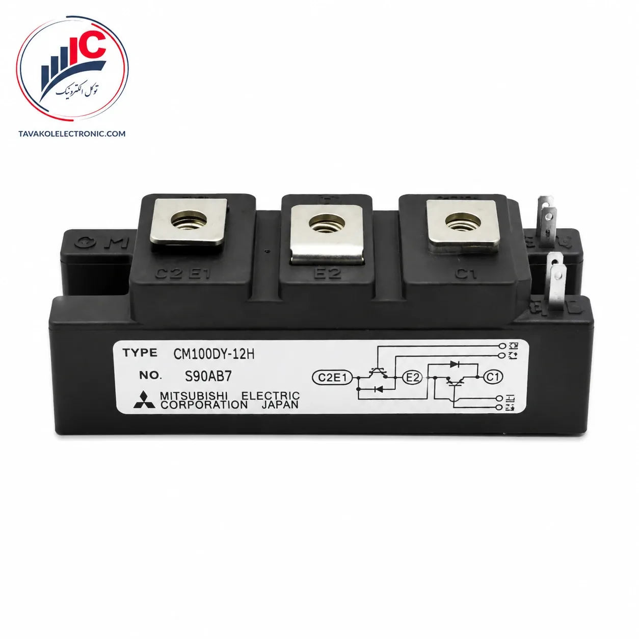 ماژول دوبل آی جی بی تی میتسوبیشی مدل CM100DY-12H