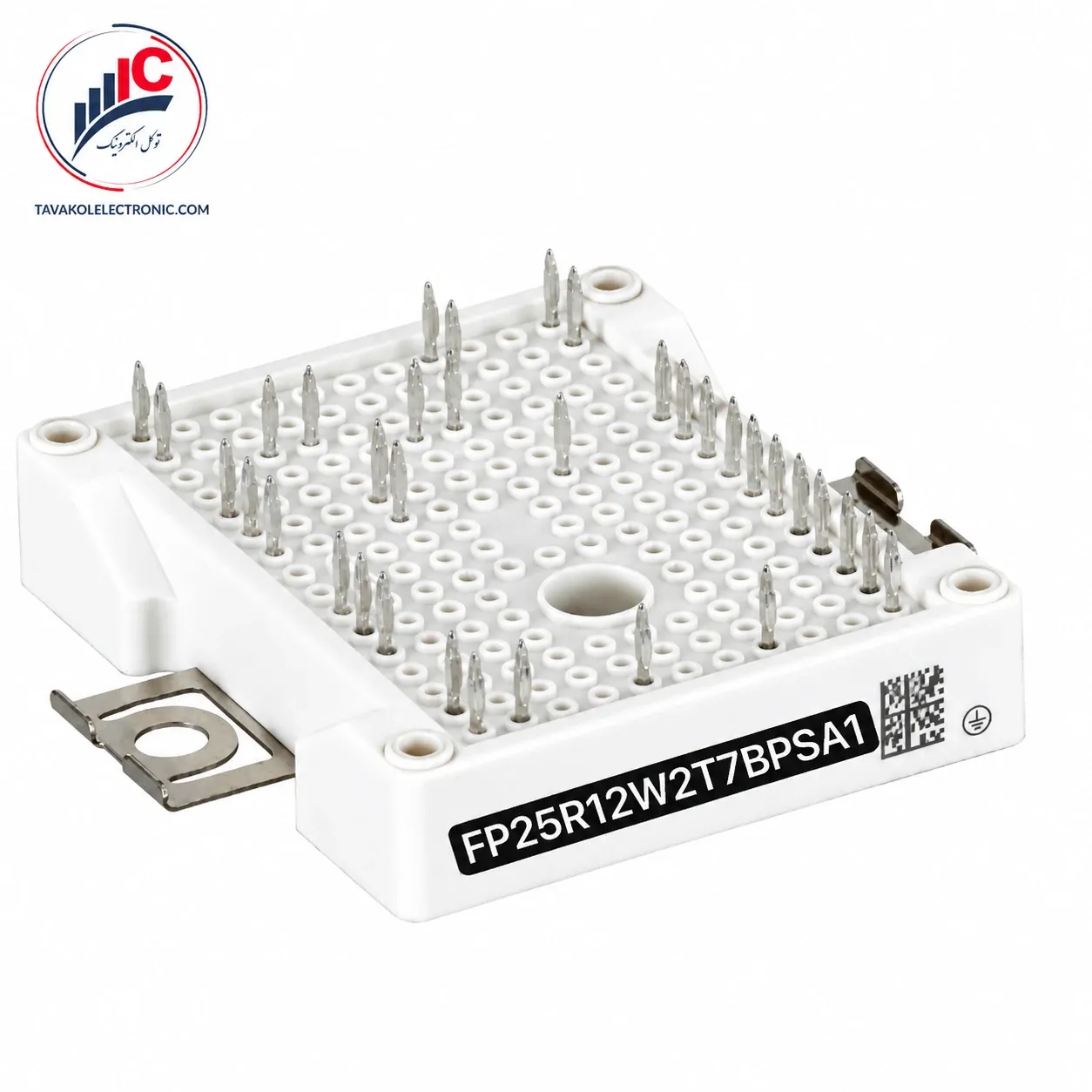 نمای ظاهری پینها و پکیج ماژول آی جی بی تی مدل FP25R12W2T7BPSA1