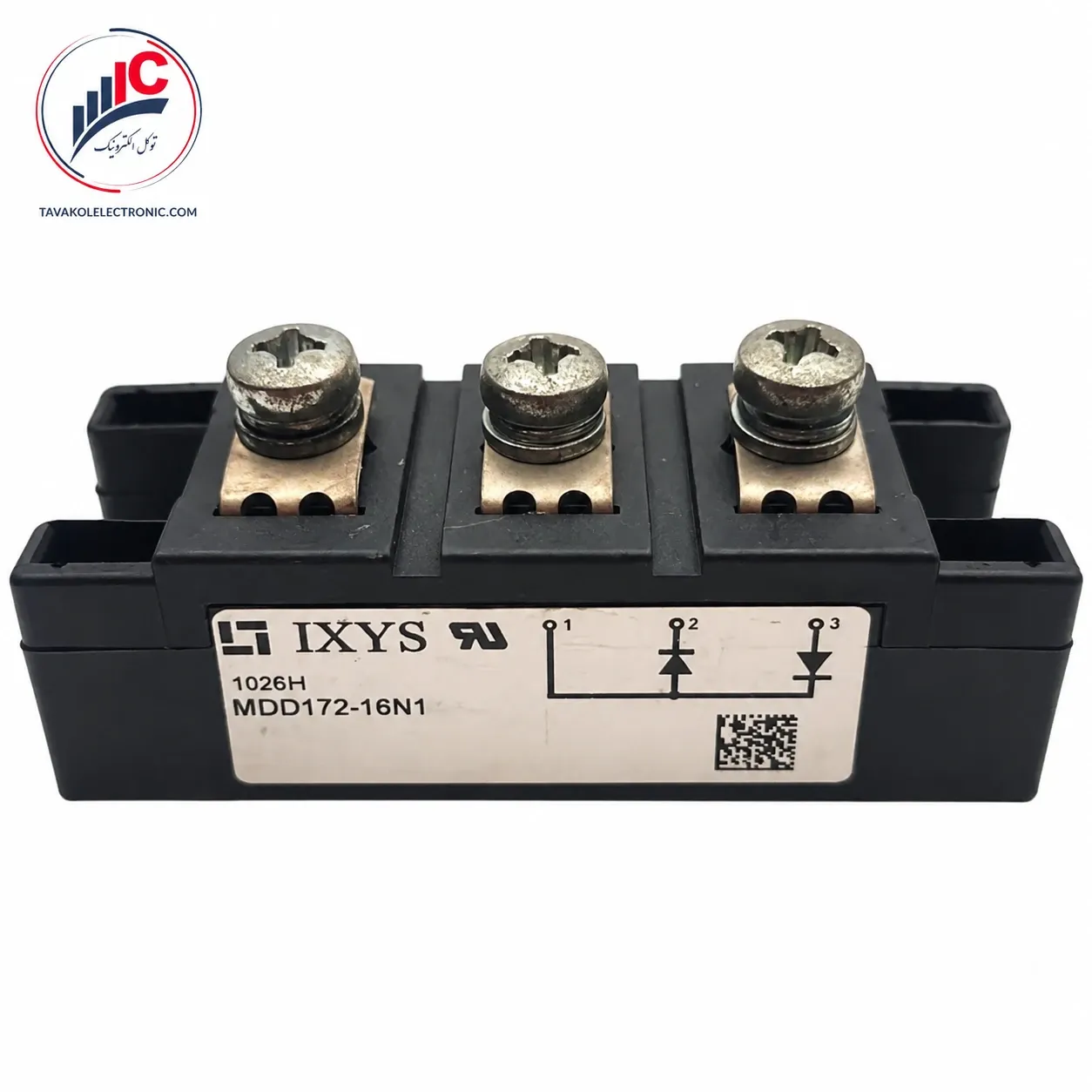 ماژول دیود دوبل رکتیفایر 1600 ولت 190 آمپر آی ایکس وای اس IXYS مدل MDD172-16N1B