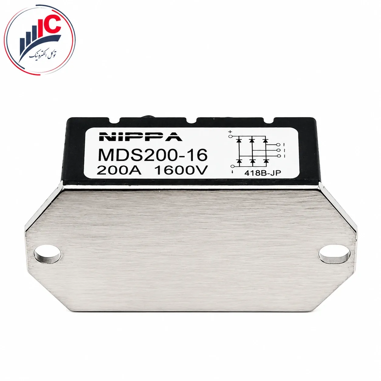 ماژول پل دیود سه فاز صنعتی مدل MDS200-16 اصل