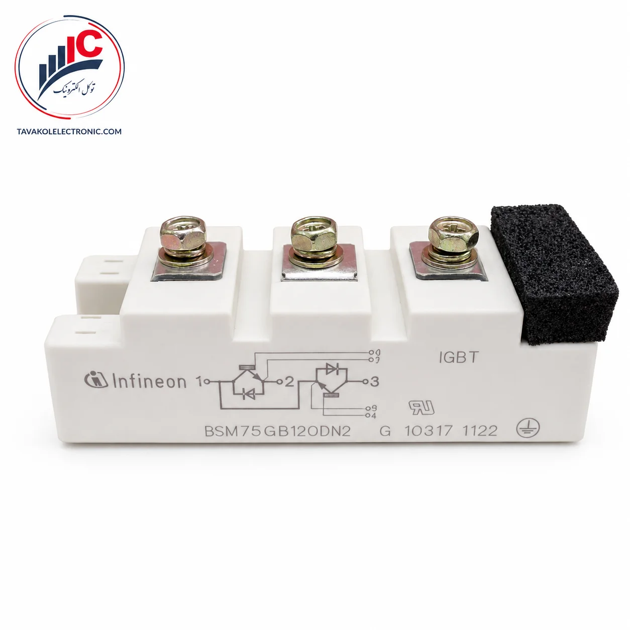 ماژول IGBT نیمپل زیمنس BSM75GB120DN2 1200 ولت 75 آمپر