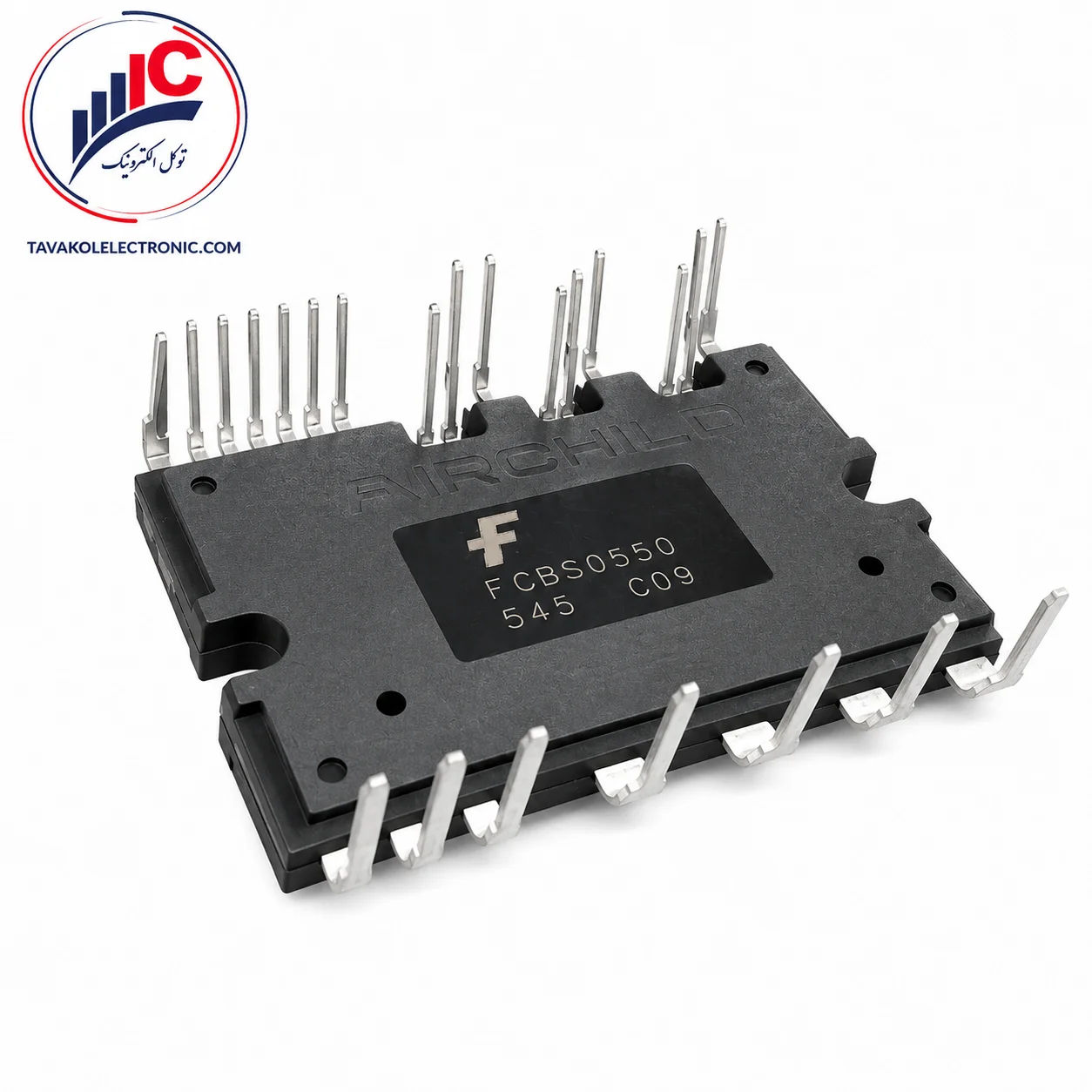 ماژول IPM سهفاز MOSFET فیرچایلد مدل FCBS0550 با ولتاژ 500 ولت و جریان 5 آمپر