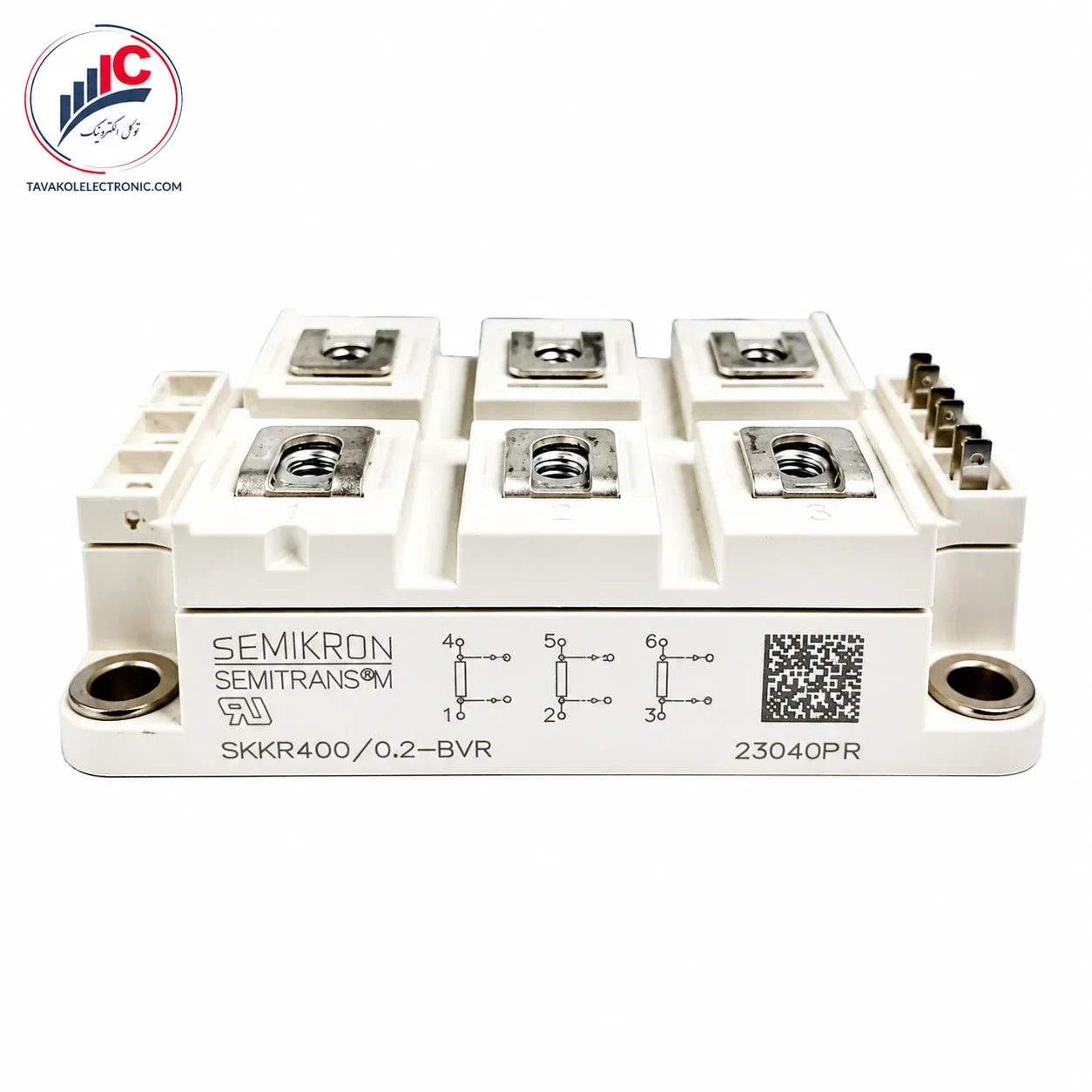 ماژول تریستور سمیکرون مدل SKKR400/0.2BVR