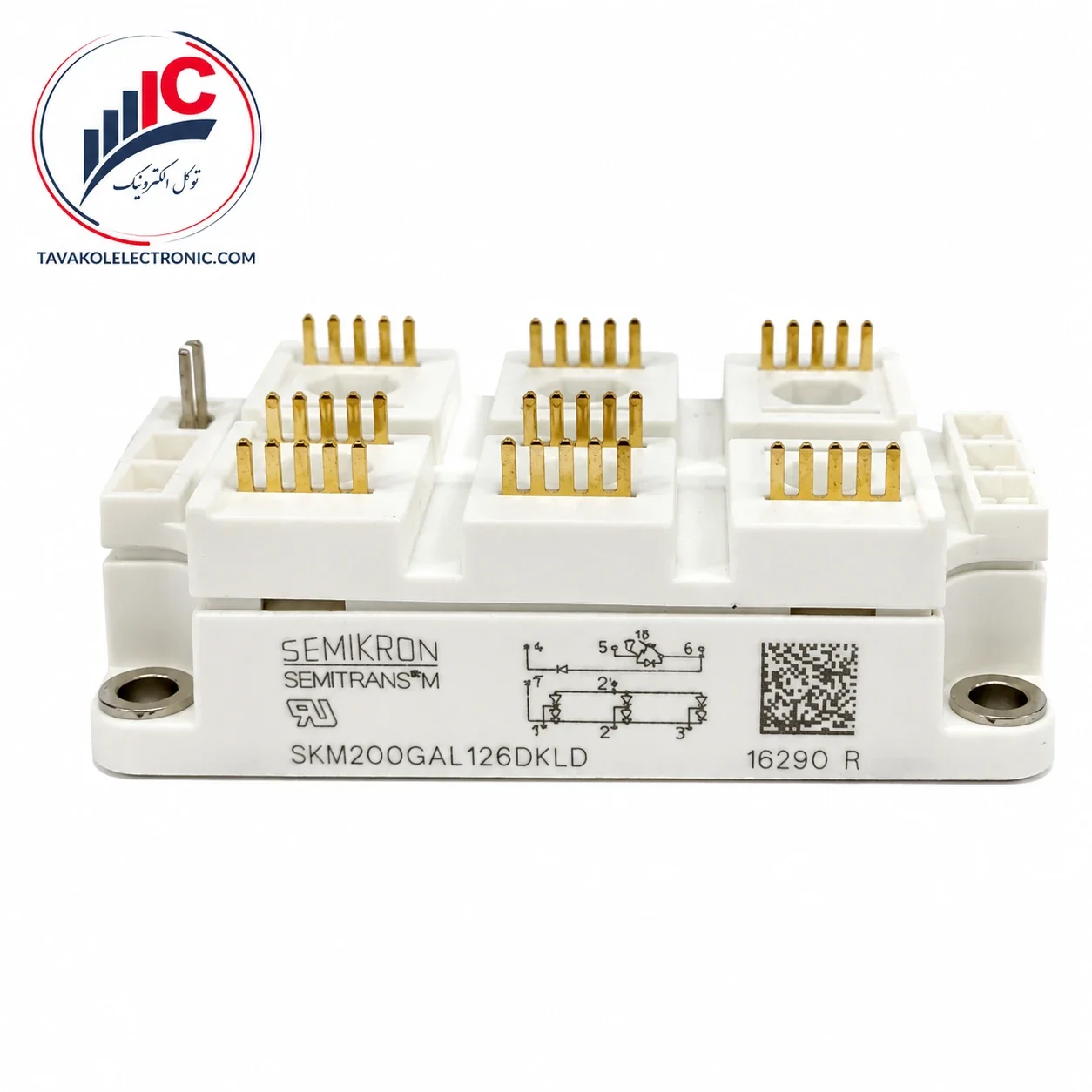 ماژول IGBT سمیکرون مدل SKM200GAL126DKLD