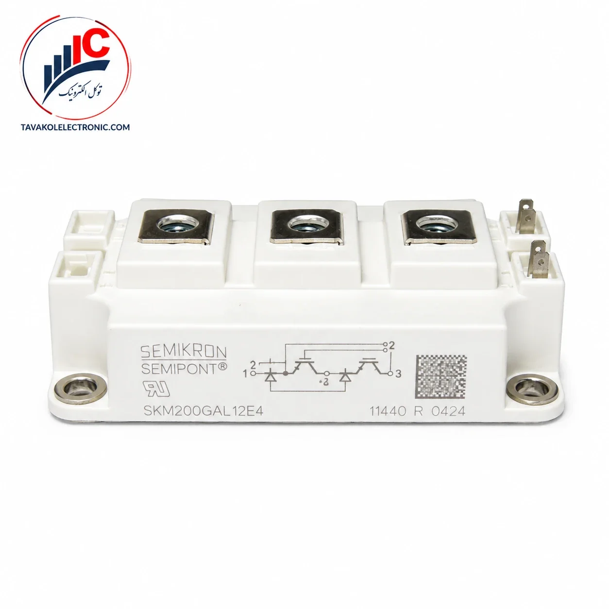 ماژول IGBT سمیکرون مدل SKM200GAL12E4