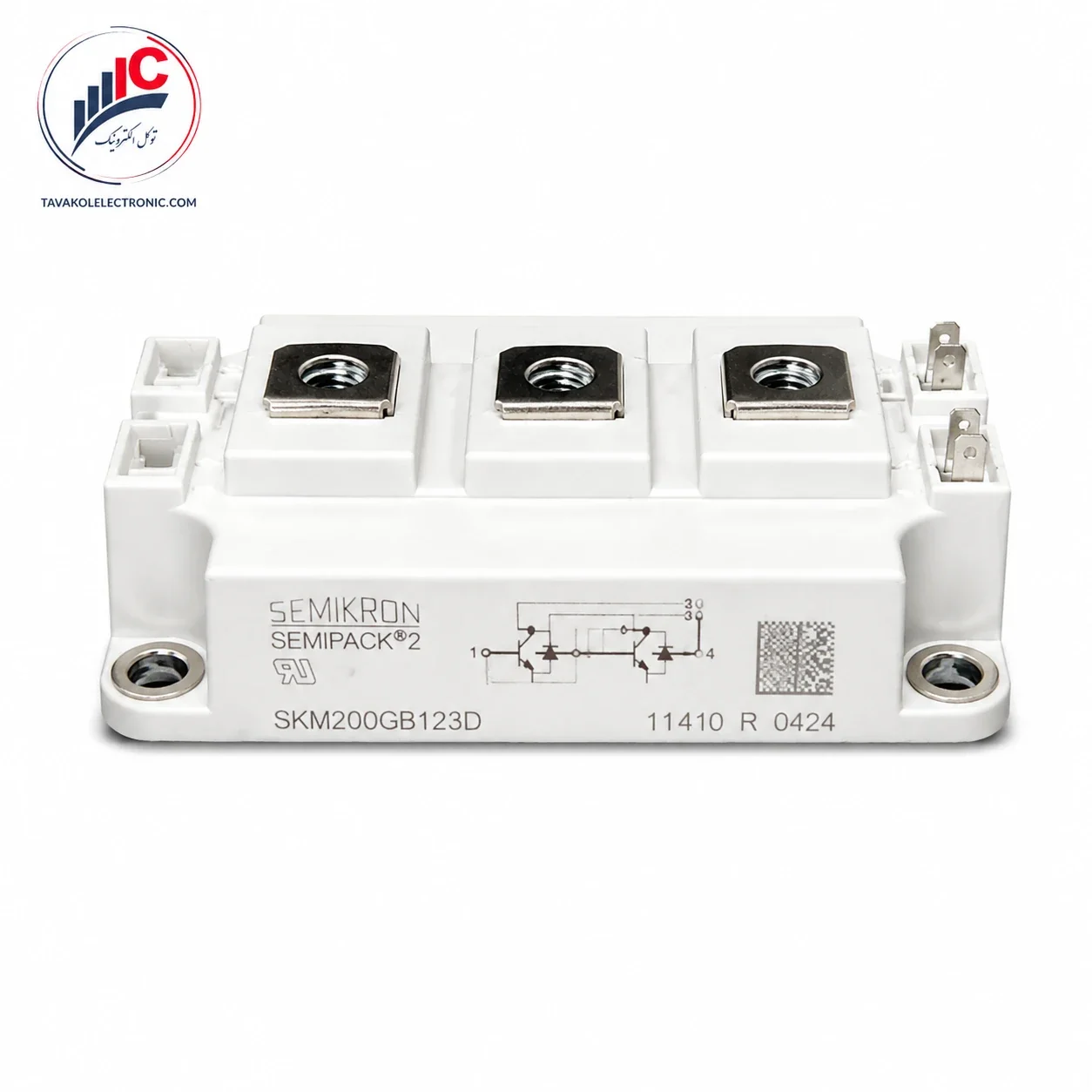 ماژول IGBT سمیکرون مدل SKM200GB123D