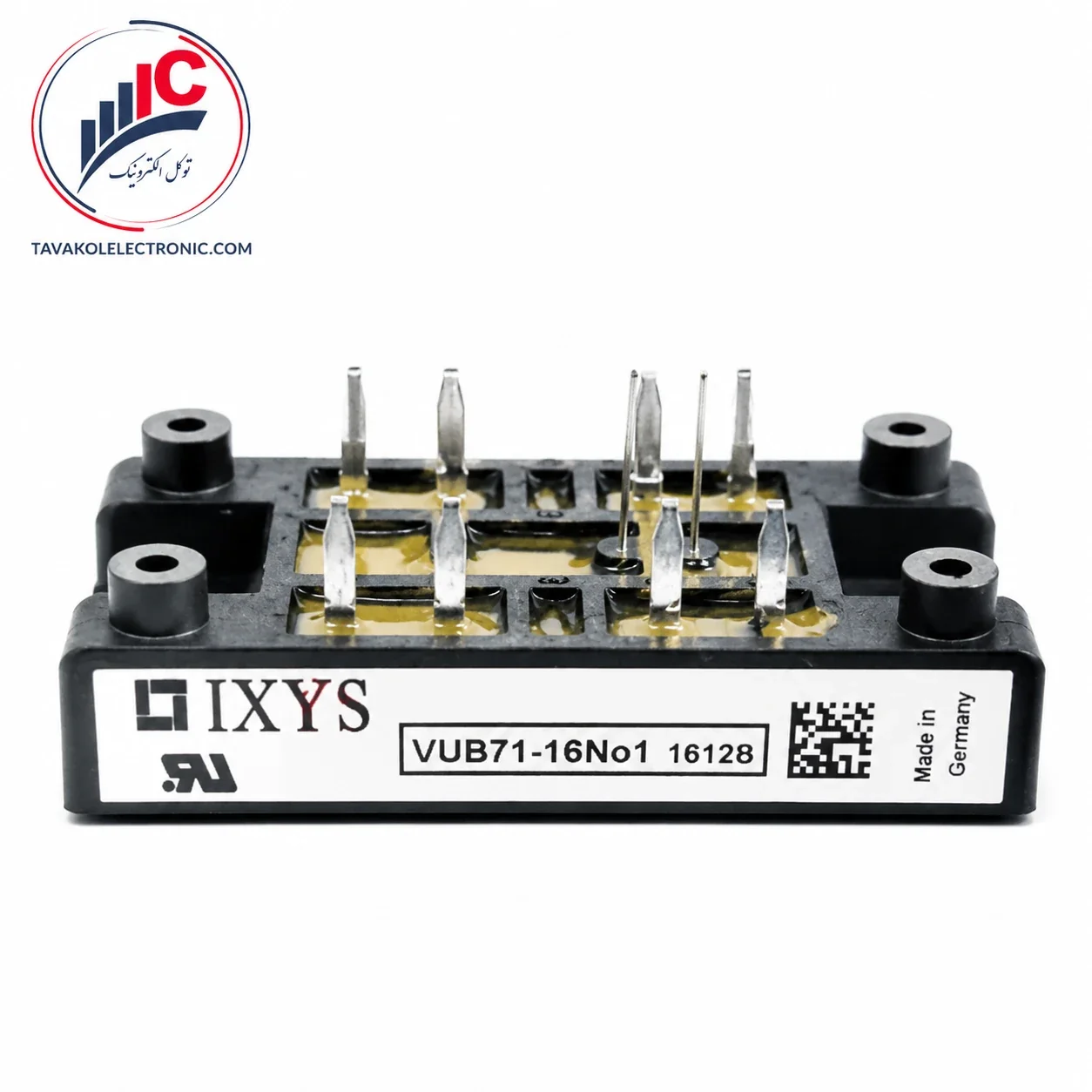 ماژول رکتیفایر سهفاز و چاپر ترمز IGBT مدل VUB71-16NO1